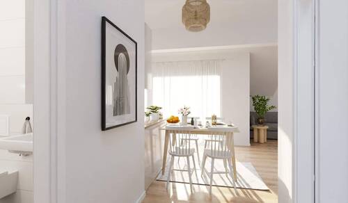 Der Flur bietet Raum für Ihre Dekorationsideen - 3 Zimmer Etagenwohnung zum Kaufen in Bensheim