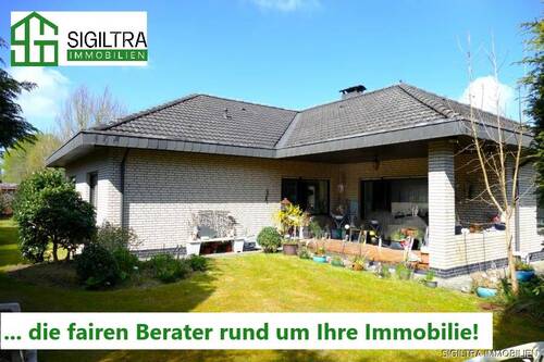 Bild 1 - Wohnen auf einer Ebene - gepflegter Winkelbungalow mit viel Potenzial in ruhiger Lage von Börger