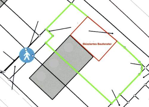 Skizze mit Grundstück - 