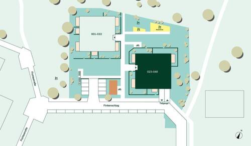 Lage der Eigentumswohnung im Quartier - 