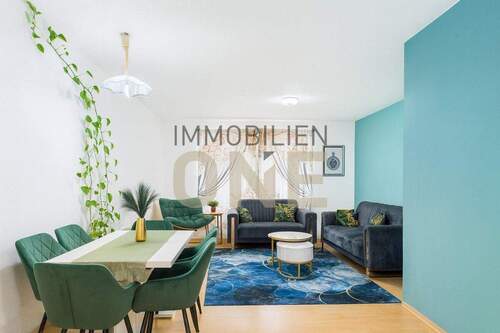 Bild 1 - Helle 3-Zimmer-Wohnung mit großzügigem Wohn-Essbereich und Option auf Dachterrasse