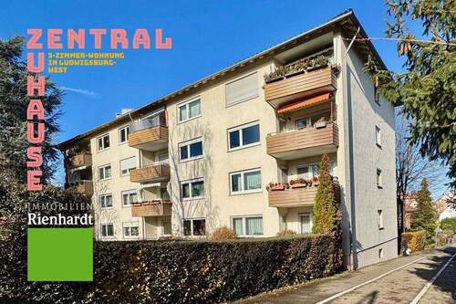 Ansicht - ZENTRAL ZUHAUSE! 3-Zimmer-Wohnung in Ludwigsburg-West