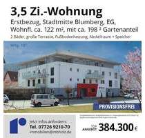 Großzügige Wohnung mit großem Gartenanteil in Blumberg