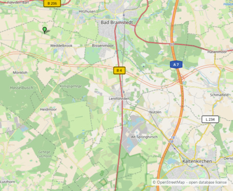 Umgebungskarte Umkreis - 