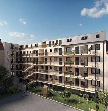 Innenhof - 3 Zimmer Etagenwohnung zum Kaufen in Nürnberg