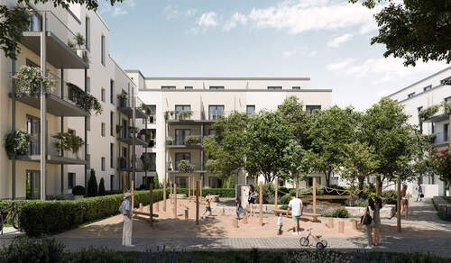 Neue, barrierefreie Wohnungen in den Paulshöfen - Energieeffizientes Zuhause in angenehm ruhiger Umgebung