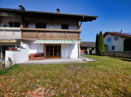 Gartenansischt - 5 Zimmer Doppelhaushälfte zum Kaufen in Ainring