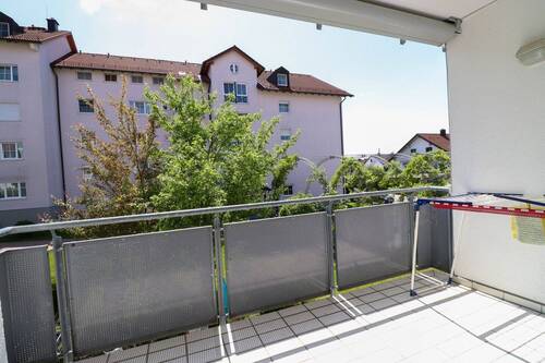 Balkon - Etagenwohnung mit 75,60 m&sup2; in Marktoberdorf zum Kaufen