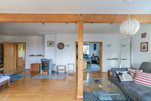 Wohnzimmer - 5 Zimmer Einfamilienhaus zum Kaufen in Wörth an der Donau
