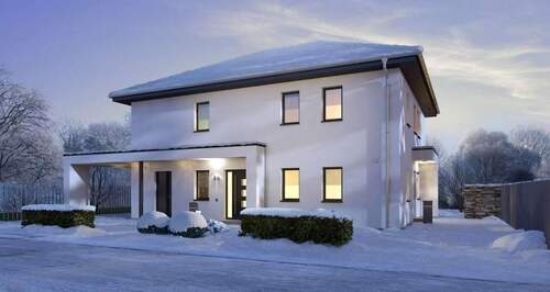 Ansicht Eingang Winter - 8 Zimmer Mehrfamilienhaus, Wohnhaus zum Kaufen in Böhl-Iggelheim