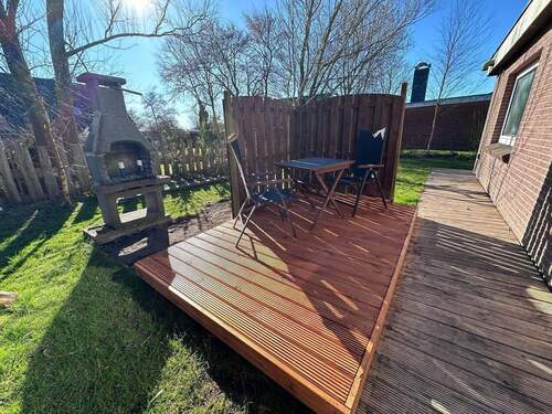 Terrasse Rückseite vom Haus - 9 Zimmer Einfamilienhaus zum Kaufen in Dagebüll