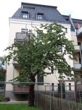 Hausrückseite - Etagenwohnung mit 51,70 m² in Zwickau-Nordvorstadt zur Miete