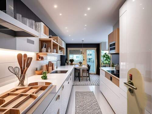 Küche-Homestaging - 3 Zimmer Etagenwohnung zum Kaufen in Amberg