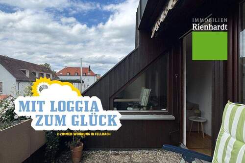 Ansicht - Mit Loggia zum Glück! 2,5-Zimmer-Wohnung in Fellbach