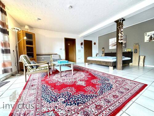 Lichtdurchflutetes Schlafzimmer - 2 Zimmer Etagenwohnung zum Kaufen in Bad Rippoldsau-Schapbach