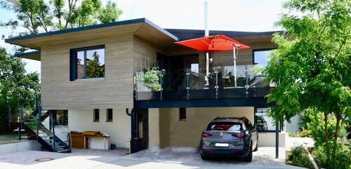 Terrasse 1 mit Carport - 