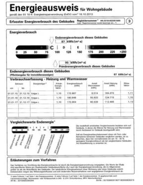 Energieausweis - 