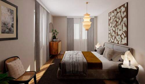 Im Schlafzimmer erwarten Sie erholsame Nächte - Etagenwohnung mit 79,80 m&sup2; in Hasloh zum Kaufen