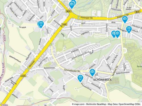 Geolyzer Kartenausschnitt - 