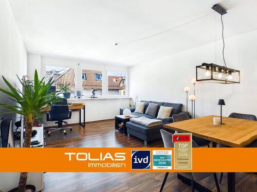 Titelbild - Weststadt-Invest: vermietete 2-Zimmer-Wohnung mit TG-Stellplatz in beliebter Lage!