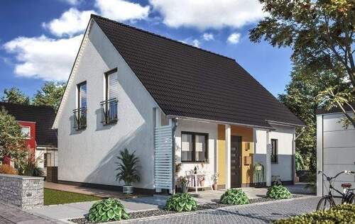 Überdachter Eingangsbereich - 6 Zimmer Einfamilienhaus zum Kaufen in Lübz