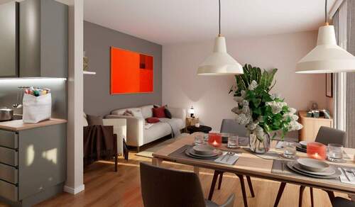 Offene Wohnküche - 3 Zimmer Etagenwohnung in Hasloh