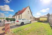 Hausansicht / Straßenseite - Doppelhaushälfte in Muldestausee OT Muldenstein