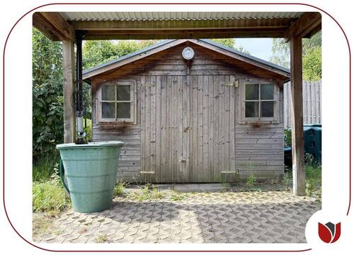 Carport und Gartenhütte - 