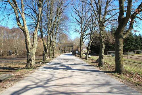 Die Zufahrt zum Reiterhof - 