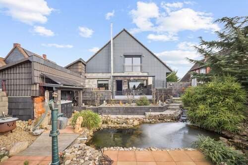 Blick vom Garten aus - 