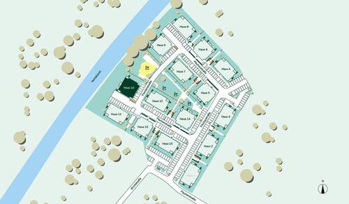 Lage des Mehrfamilienhauses im Quartier - 