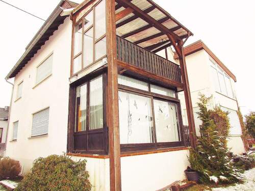 gartenseitige Ansicht - 1 Zimmer Mehrfamilienhaus, Wohnhaus zum Kaufen in Hundsangen