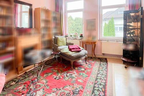 Wohnzimmer OG - 9 Zimmer Mehrfamilienhaus, Wohnhaus zum Kaufen in Herford