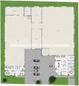 V9809 Grundriss EG - Altbau & Neubau - 