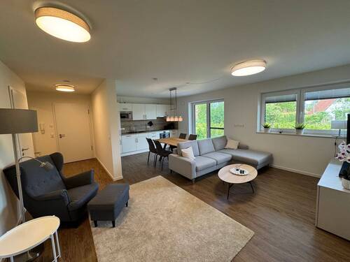 Wohnbereich - 3 Zimmer Terrassenwohnung zum Kaufen in Wurster Nordseeküste