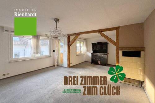 Ansicht - Drei Zimmer zum Glück! 3-Zimmer-Wohnung in Bietigheim-Bissingen