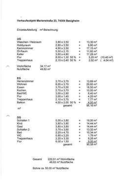 Bild 5 - Einfamilienhaus mit 221,00 m&sup2; in Besigheim zum Kaufen