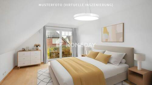 1. OG Schlafzimmer 1-Musterfoto (virtuelle Inszenierung)1 - 
