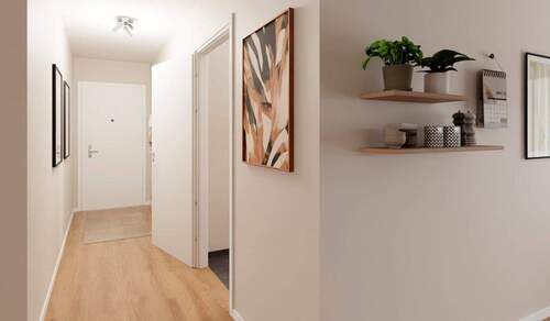 Hier empfangen Sie Ihre Gäste - Etagenwohnung mit 66,30 m&sup2; in Düsseldorf zum Kaufen