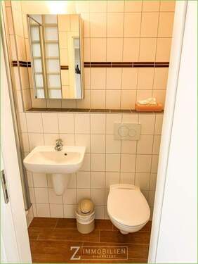 Blick in das Duschbad - 