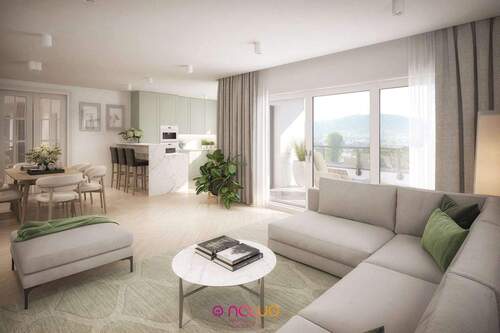 Whg. 20 - Wohn-, Ess- und Kochbereich - 