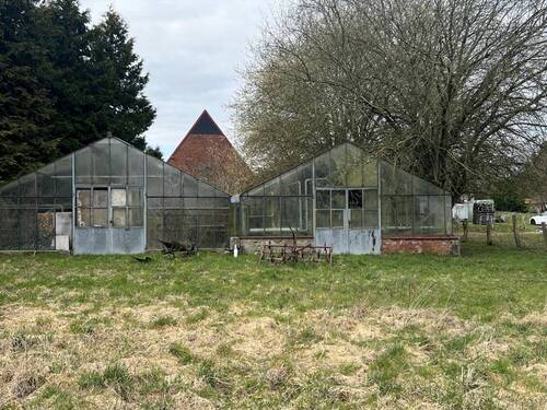 Gewächshäuser Rückseite - 