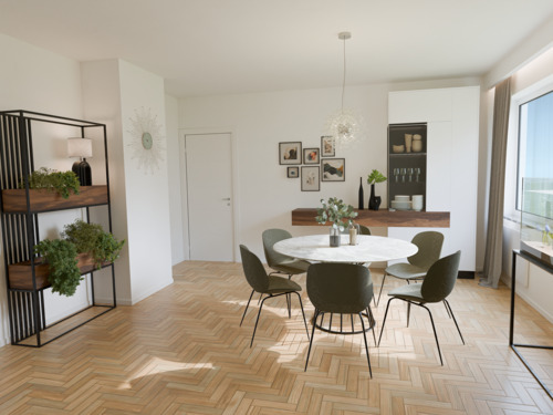 Esszimmer_visualisiert - Einfamilienhaus mit 176,00 m² in Bamberg zum Kaufen