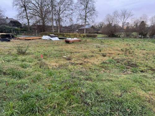 Blick auf das Grundstück - Attraktives Baugrundstück in ruhiger Lage von Steenfeld - mit positivem Baubescheid!