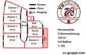 Grundriss 5 RW - 5 Zimmer Etagenwohnung zur Miete in Aue