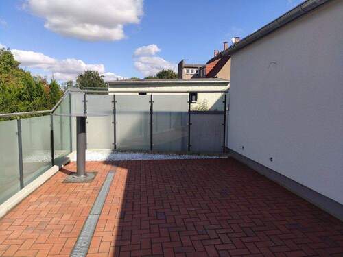 Terrasse - 2 Zimmer Etagenwohnung in Lommatzsch