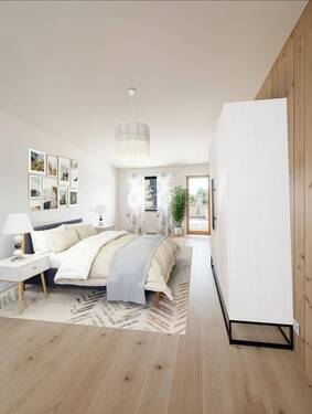 Animation Schlafzimmer nach Renovierung - 