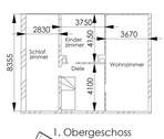Grundriss 1. Obergeschoss - 
