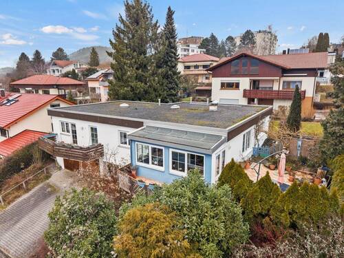 Luftbild Südansicht - Einfamilienhaus mit 128,00 m&sup2; in Stockach zum Kaufen