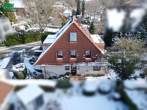 Luftaufnahme - Doppelhaushälfte mit 110,90 m&sup2; in Hamburg / Marmstorf zum Kaufen